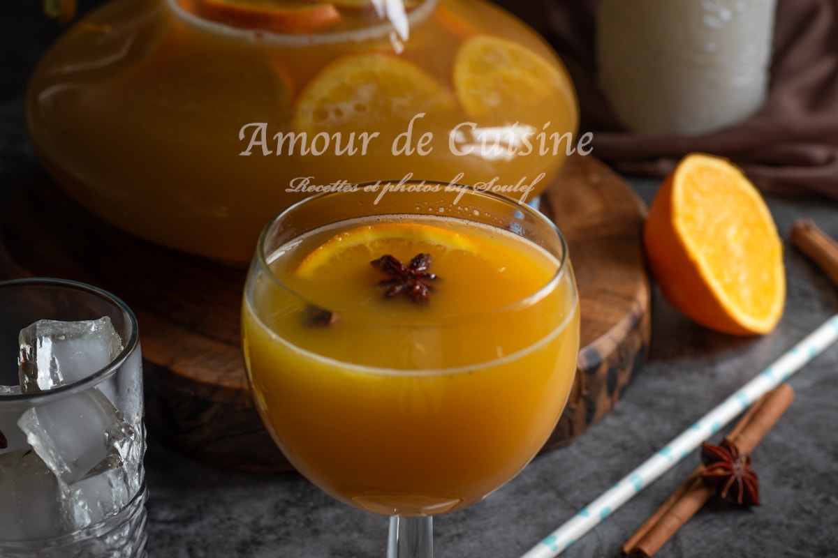 punch sans alcool à l'orange - Amour de cuisine