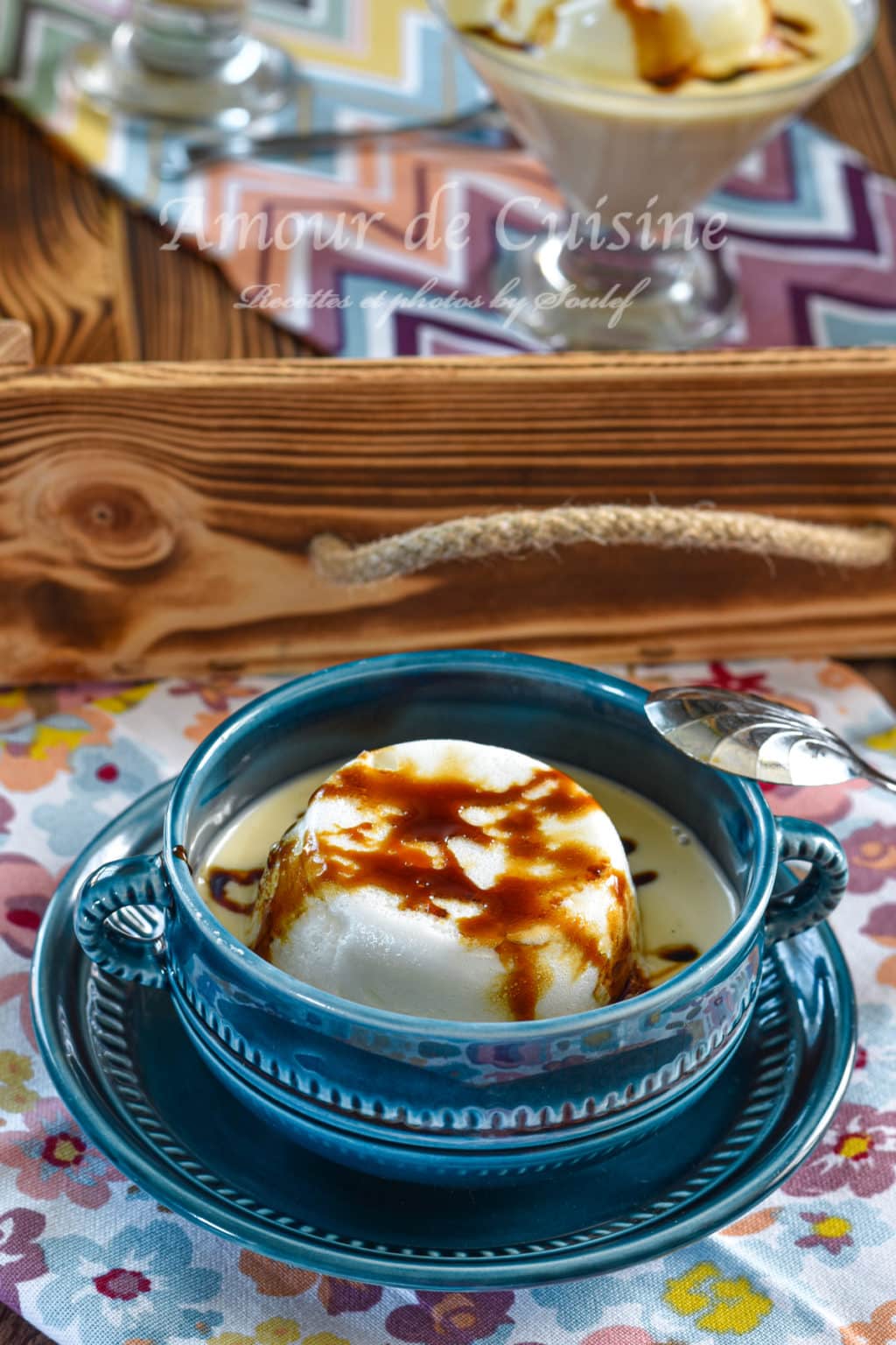 Floating Island Dessert French le Flottante Floating Island Dessert French le Flottante
