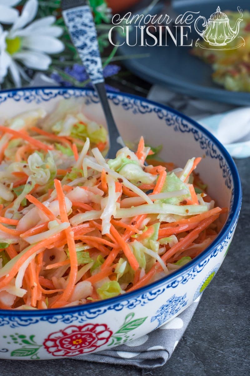 recette coleslaw salade de chou facile