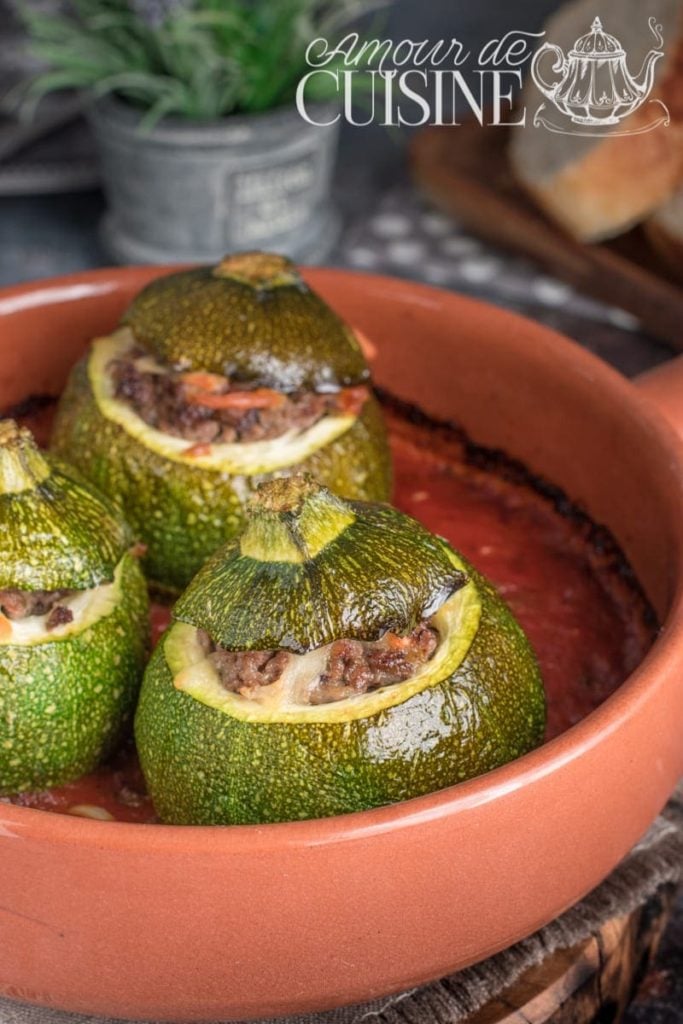 Courgettes farcies à la viande hachée