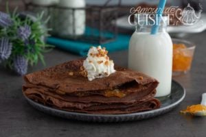 Chocolate Crêpes for crepe day, chandeleur candlemas