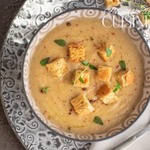 velouté de topinambour et de panais - Amour de cuisine