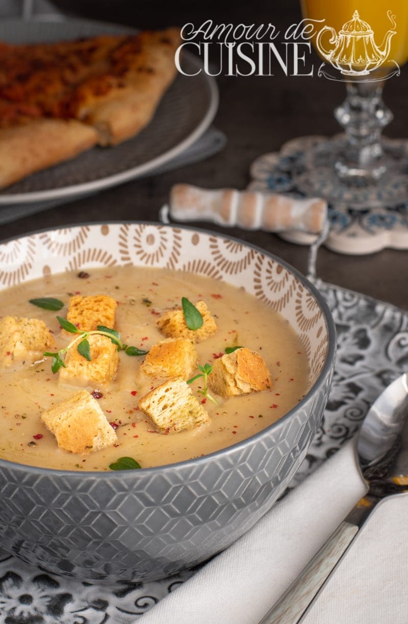 velouté de topinambour et panais