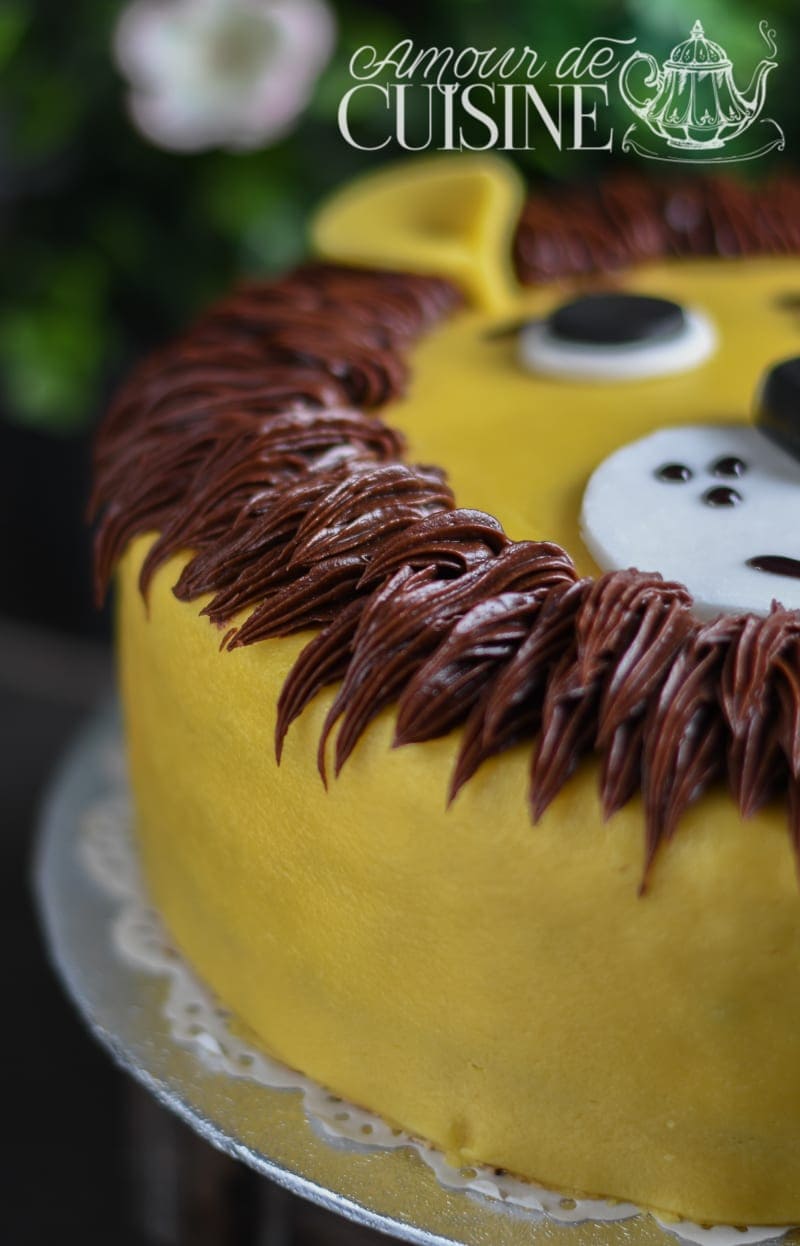 gateau d'anniversaire Lion