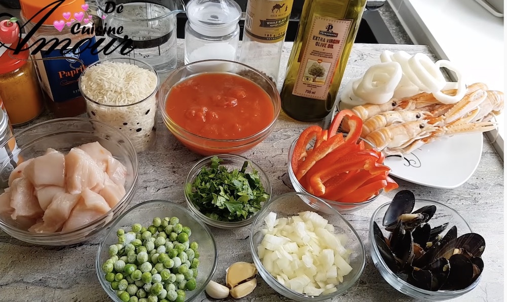 ingredients de la paella