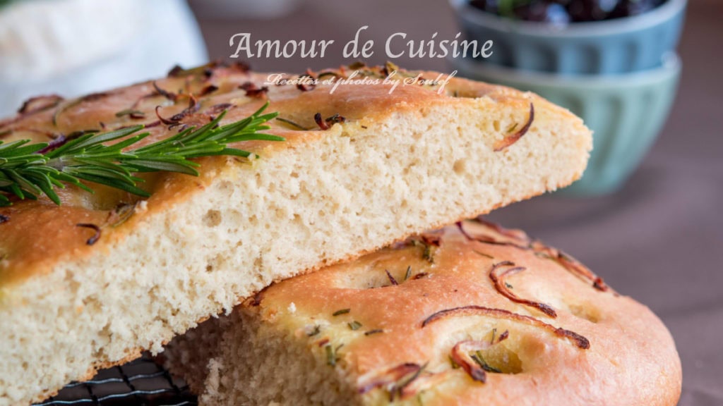 focaccia au romarin facile