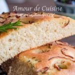 focaccia au romarin facile