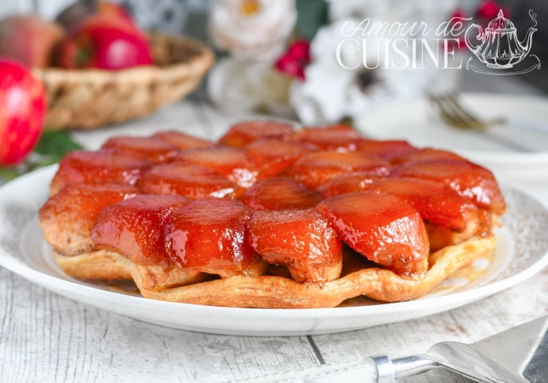 recette de la tarte tatin aux pommes, recette classique de grand mère