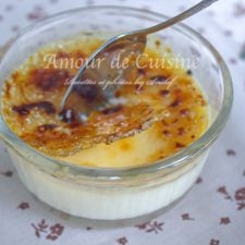 Creme brûlée au lait concentré sucré, recette facile