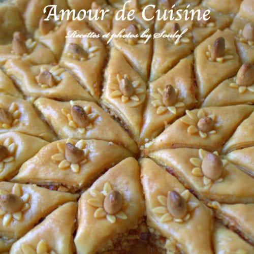 baklawa constantinoise traditionnelle facile