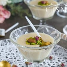pudding aux amandes dessert turc