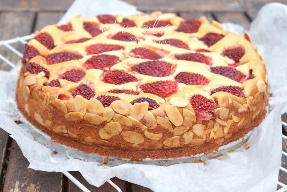 Gâteau au yaourt aux fraises