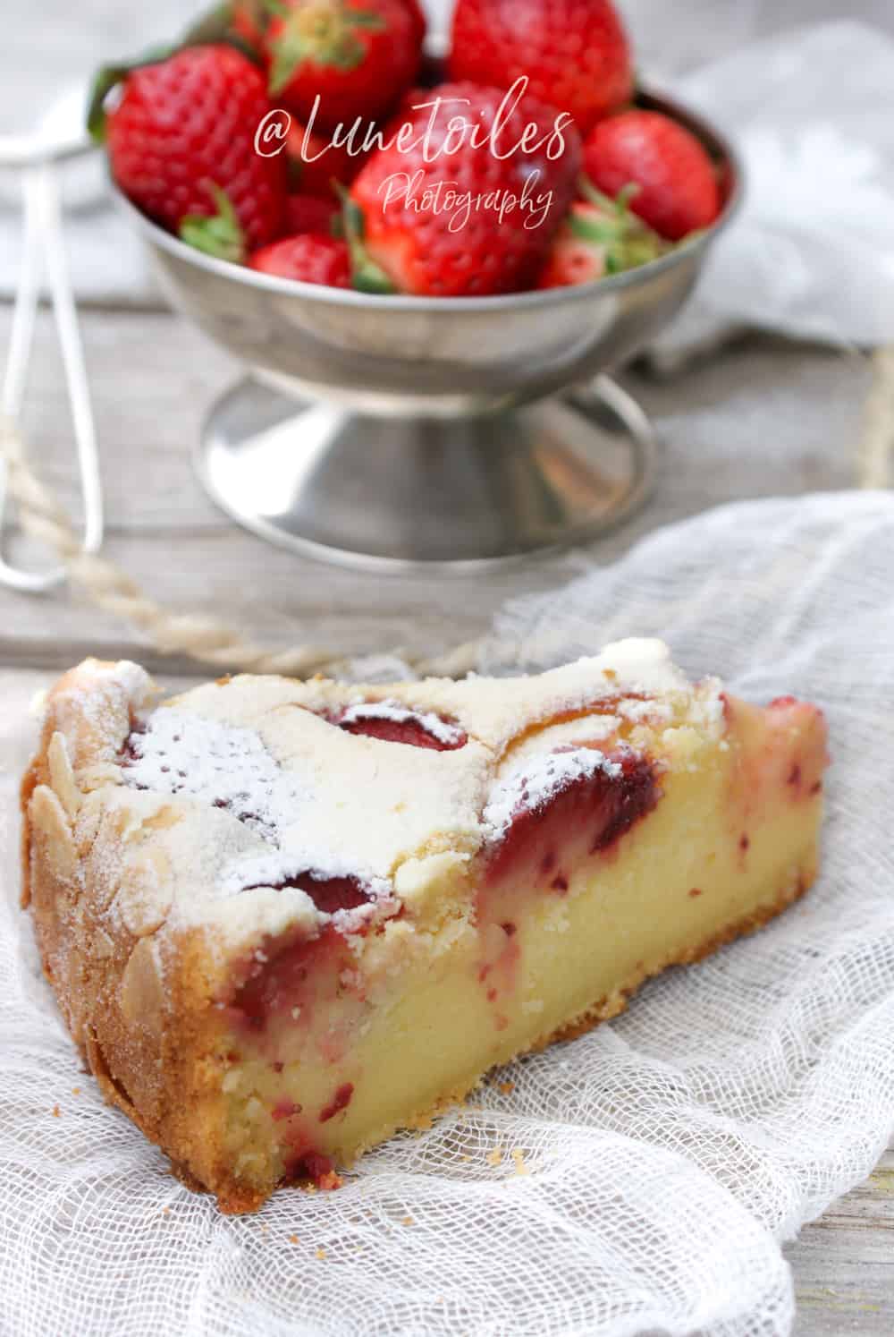 Gâteau au yaourt aux fraises