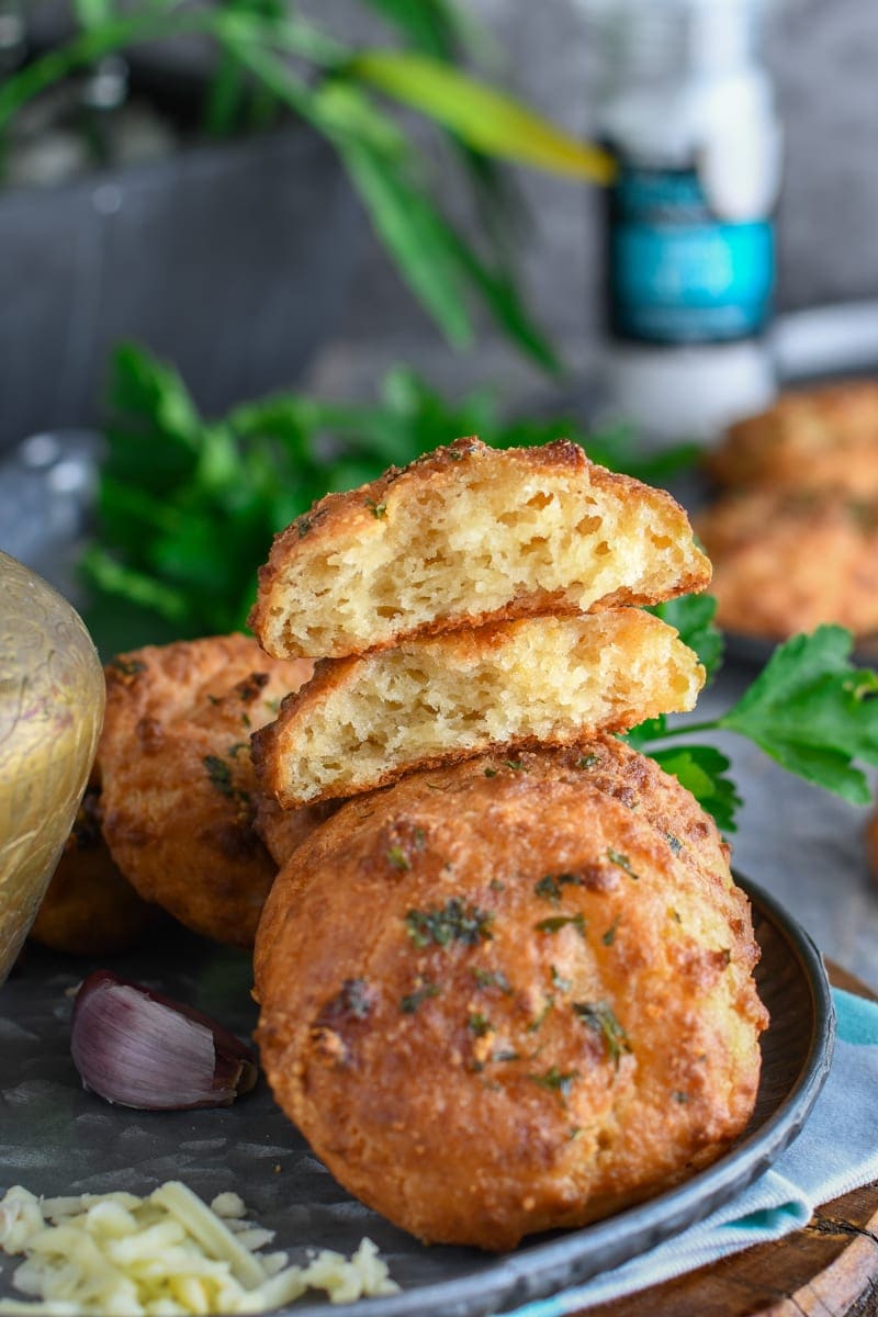 biscuits salés au cheddar et ail