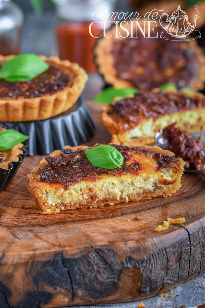 cheesecake au paprika et tomates sechées