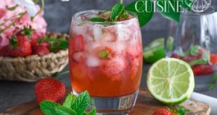 mojito aux fraises sans alcool