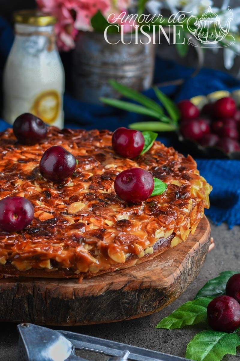 Toscakaka aux cerises, gateau suedois