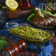 Sauce chimichurri maison