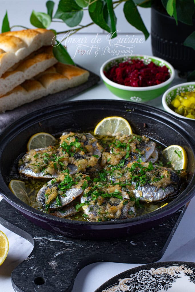 sardine au four au persil