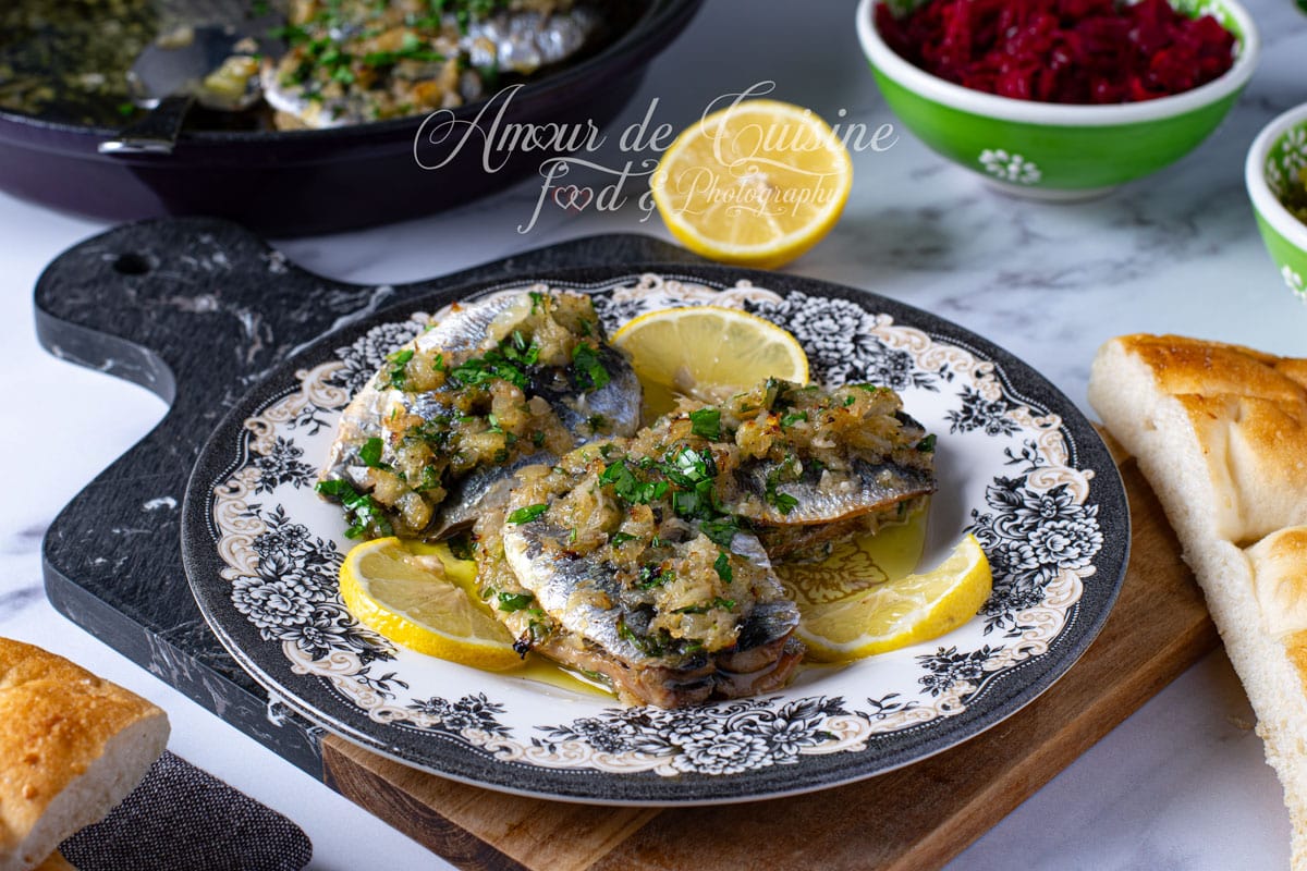 sardine au four