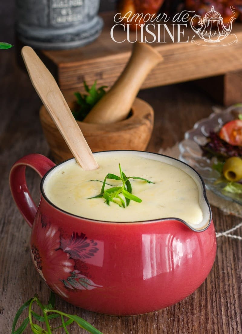 sauce béarnaise sans alcool 