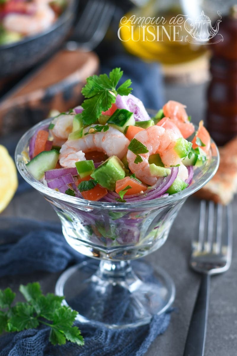 ceviche de crevettes facile