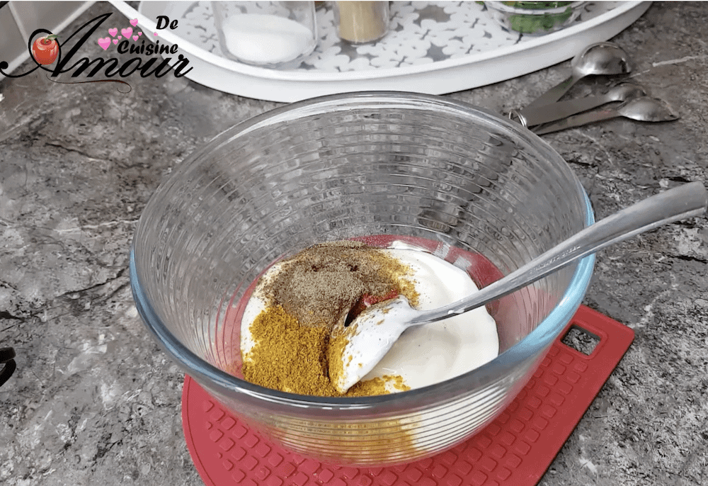 la marinade au yaourt et epices tikka massala