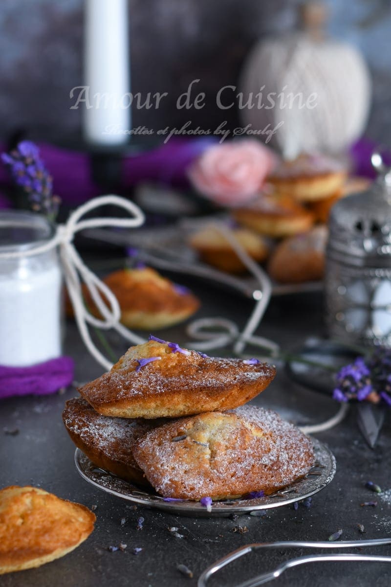 madeleines au miel et lavande