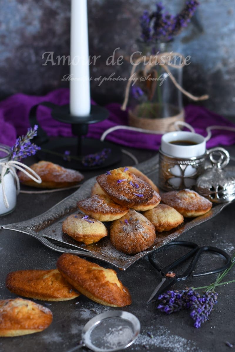 madeleines au miel et lavande