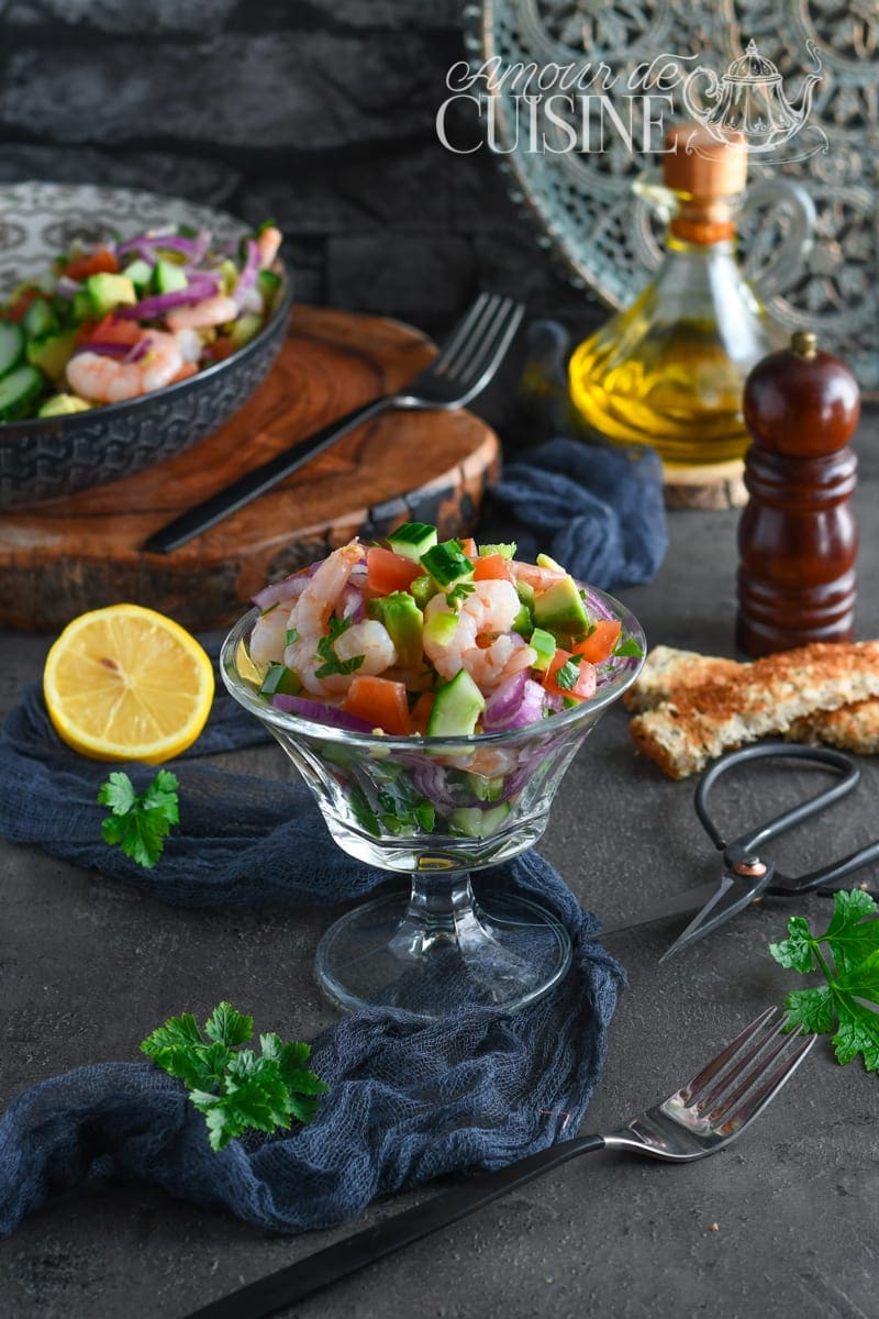 recette facile ceviche de crevettes