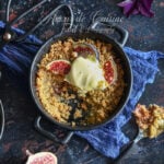 Crumble aux figues poires et gingembre