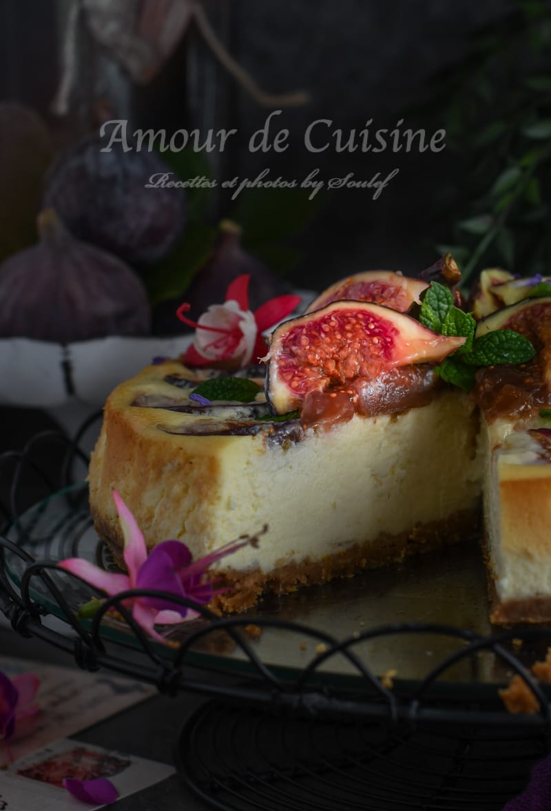 cheesecake aux figues et speculoos