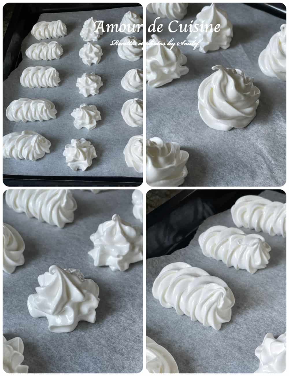 comment former et pocher les meringues