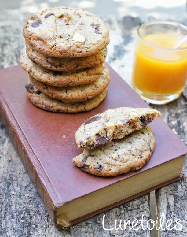 cookies moelleux aux pépites de chocolat