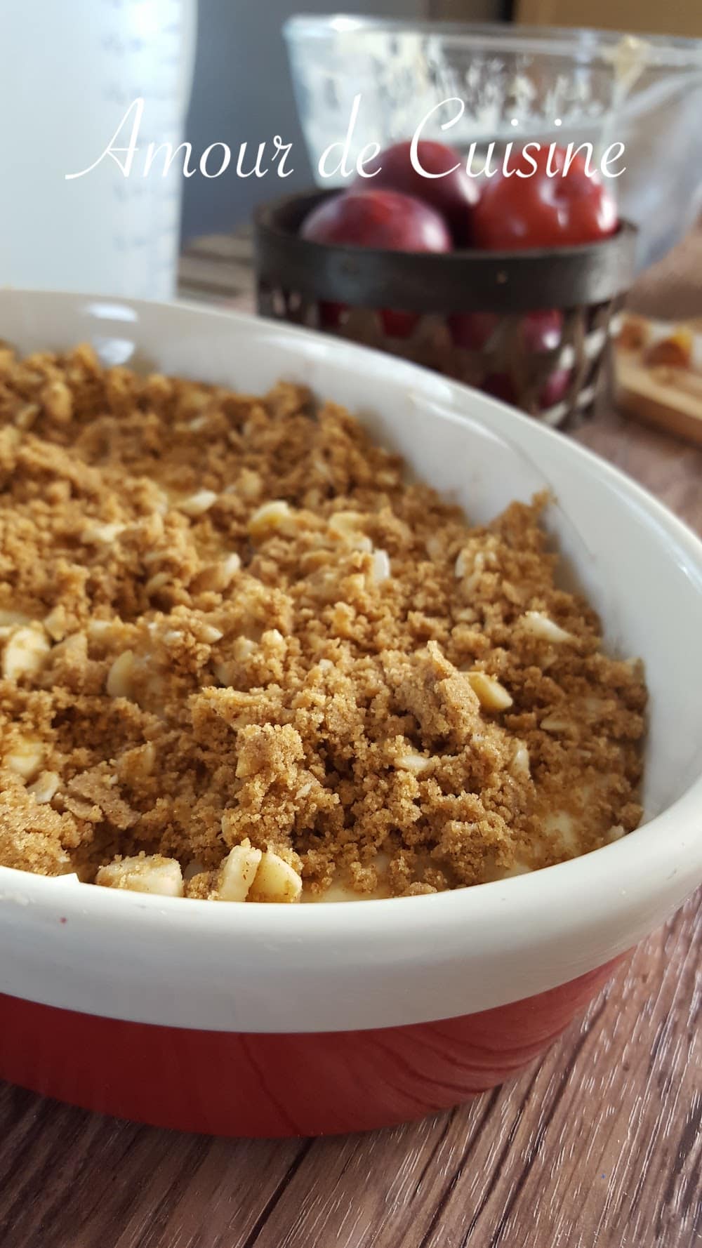 crumble aux amandes