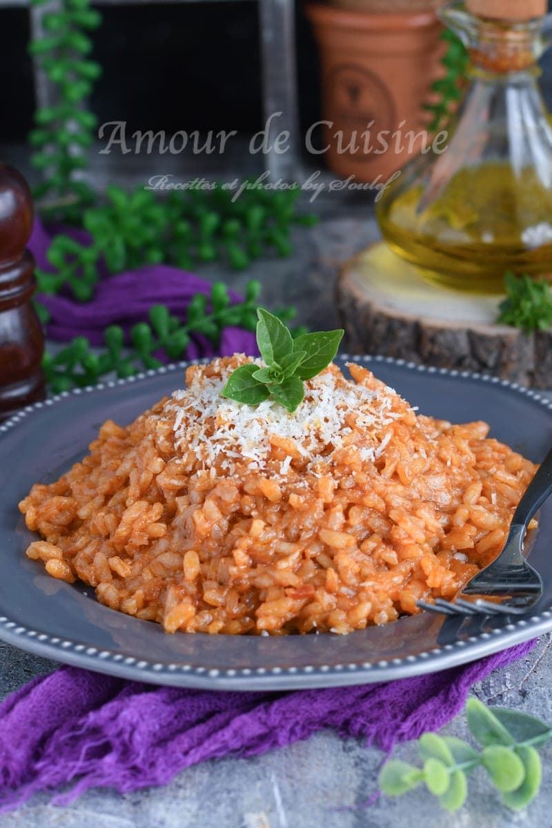 risotto a la tomate 