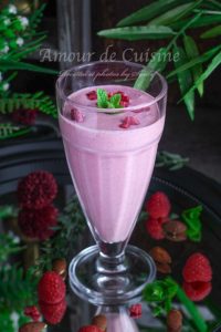 Smoothie framboise pour un octobre Rose