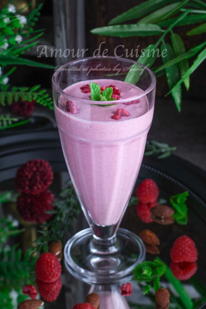 Smoothie framboise pour un Octobre Rose