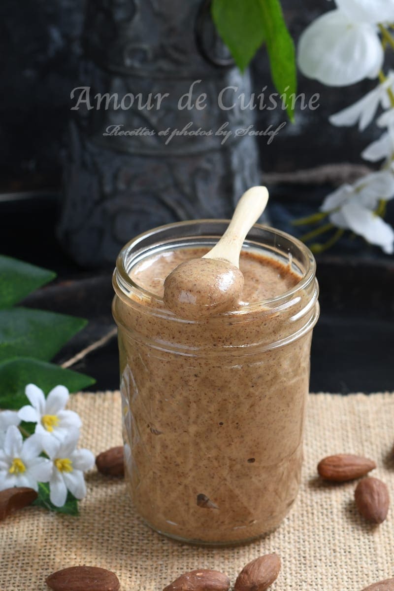 recette du beurre d'amande, ou purée d'amandes maison