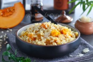 risotto au potiron facile