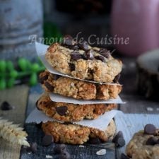 Comment Faire des Cookies Sans Gluten Banane, Avoine et Chocolat (Recette Facile et Rapide)