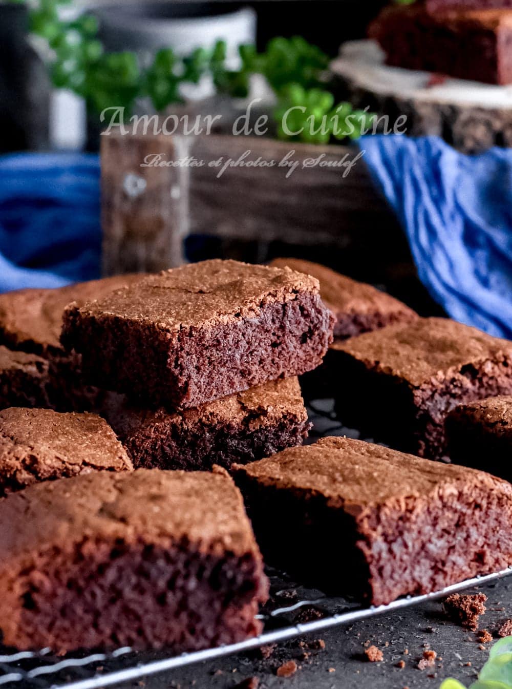 Brownie au chocolat fondant et moelleux