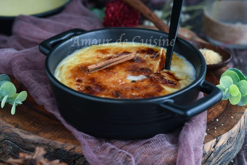 Crème de polenta brûlée aux épices