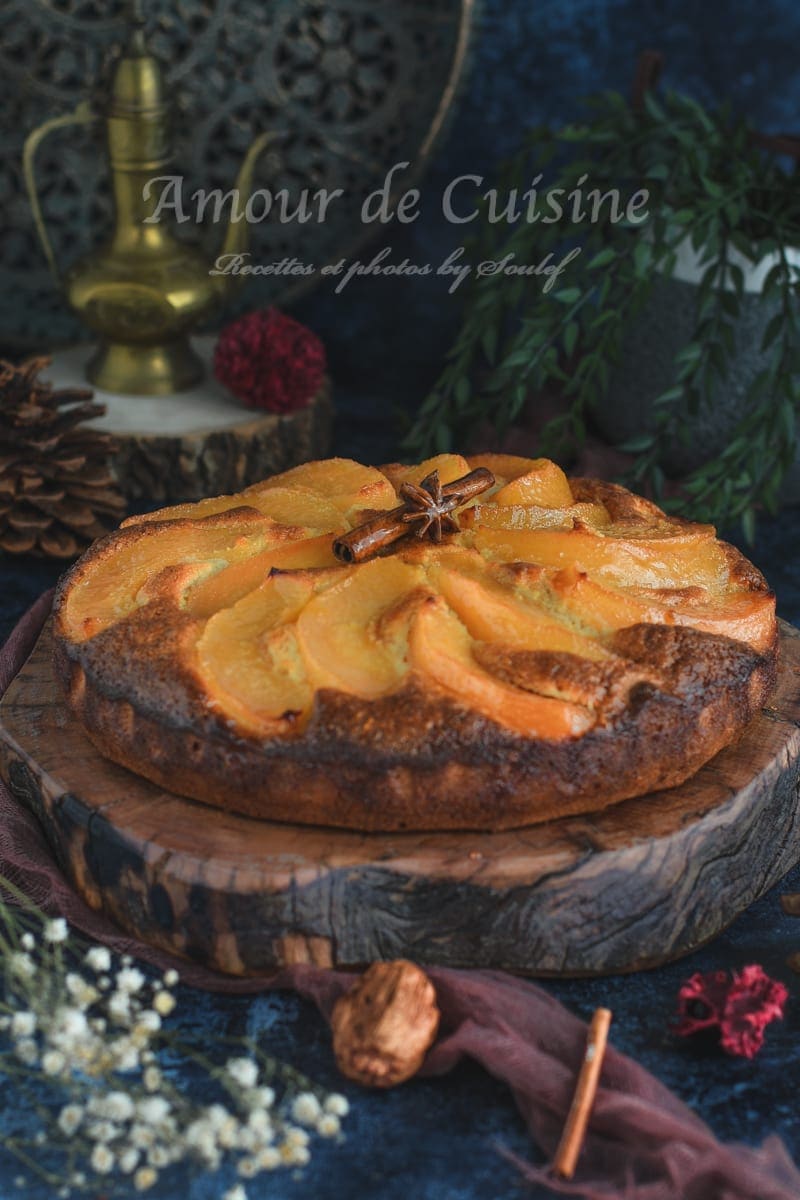 gateau aux coings et amandes