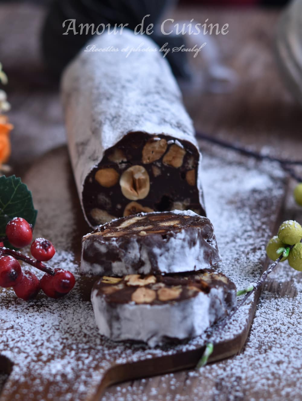 saucisson mendients au chocolat pour cadeau gourmand