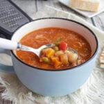 Easy Homemade Minestrone Soup : pasta soup