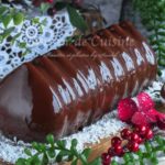 buche aux noisettes clementine et glaçage miroir