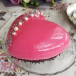 glaçage miroir au chocolat blanc