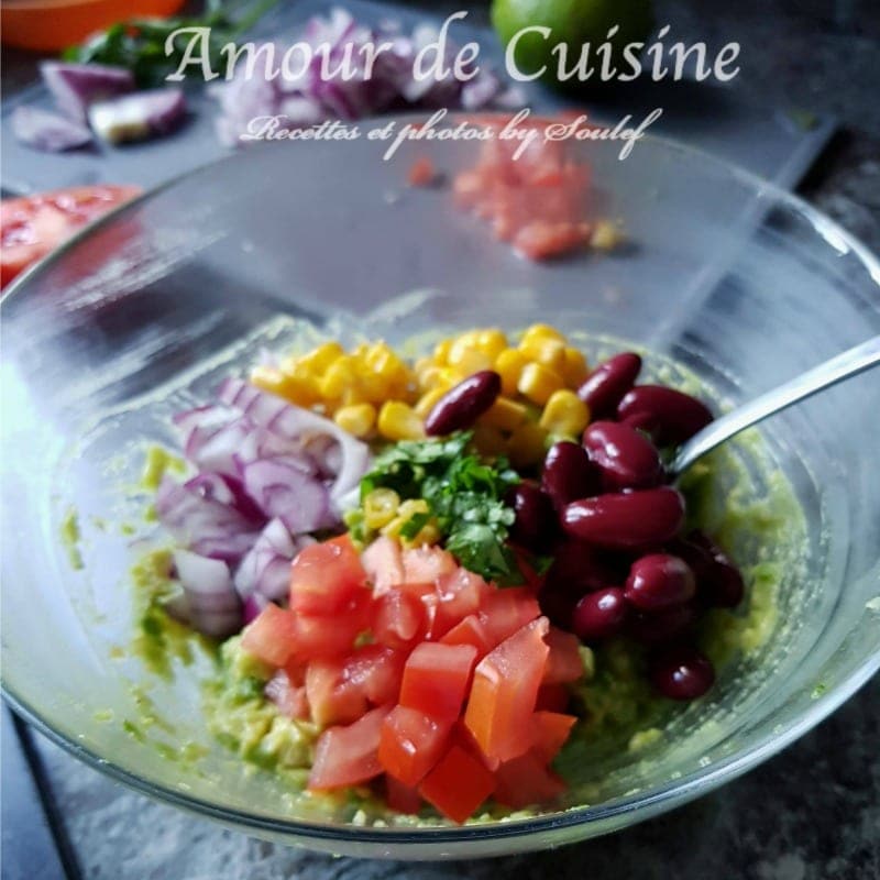 preparation du guacamole
