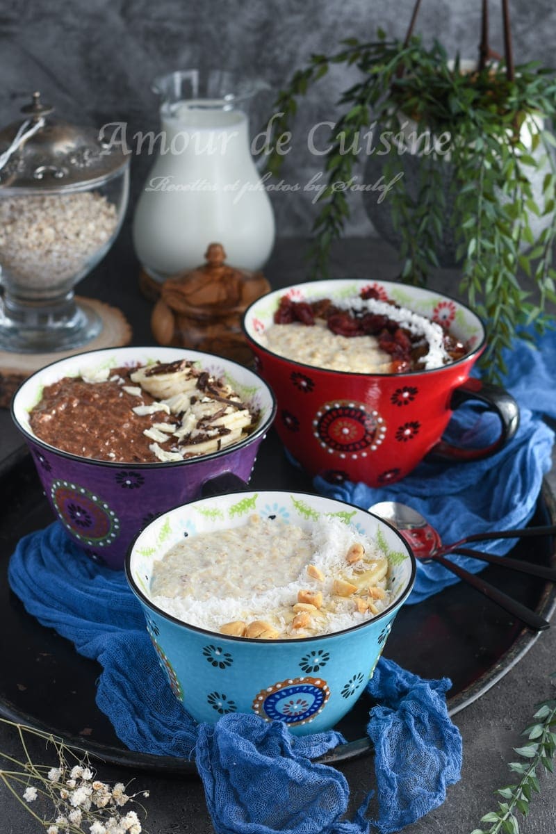 Idées porridge bowl pour petit déjeuner